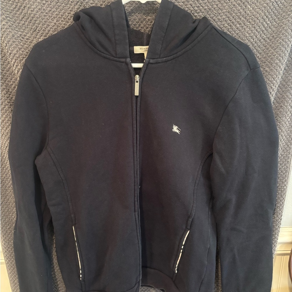 Burberry charcoal Hoodie Jacket
